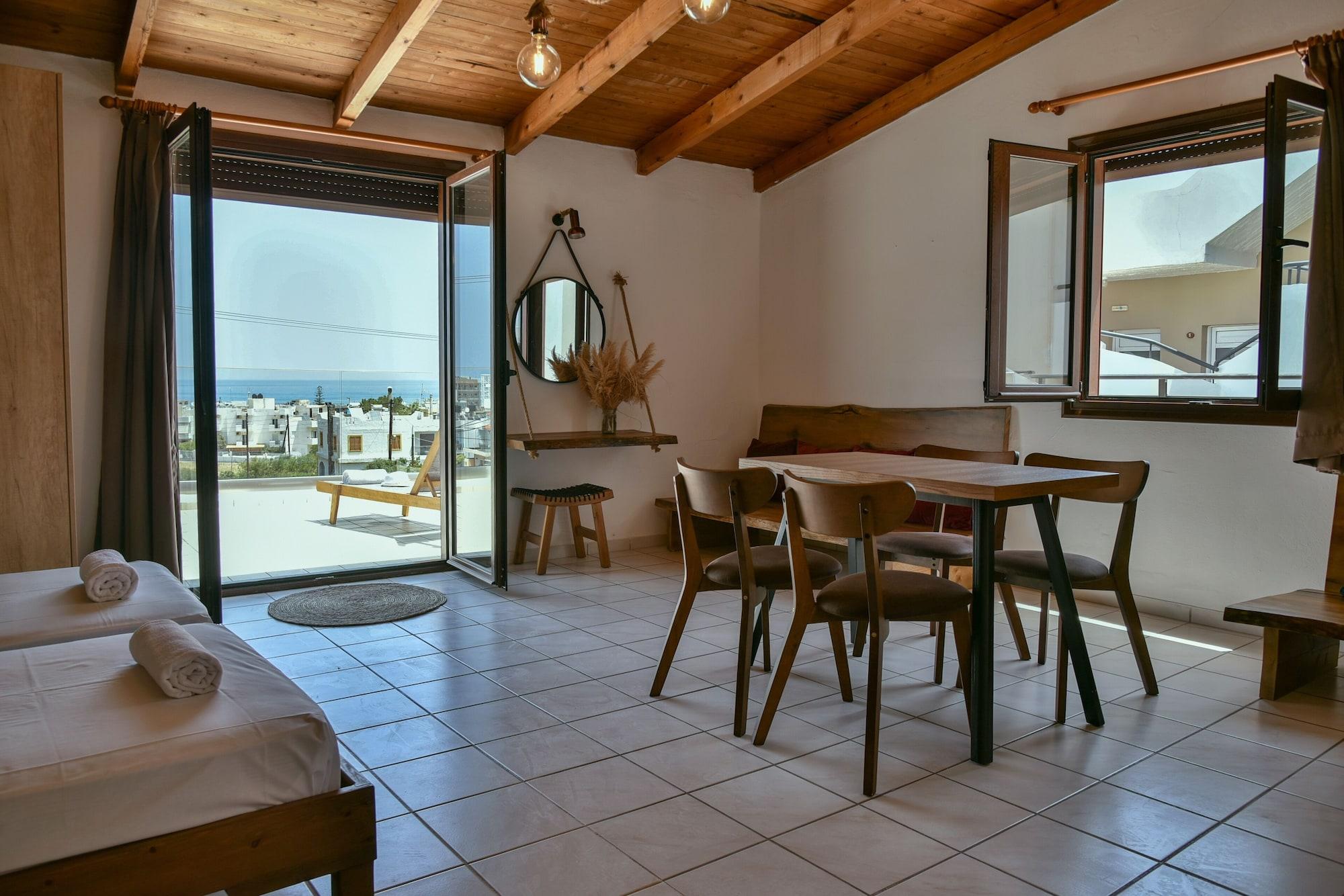 Iraklis Apartments Stalida Екстериор снимка