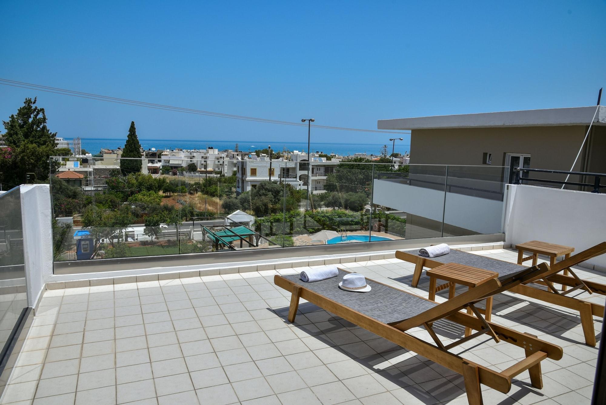 Iraklis Apartments Stalida Екстериор снимка
