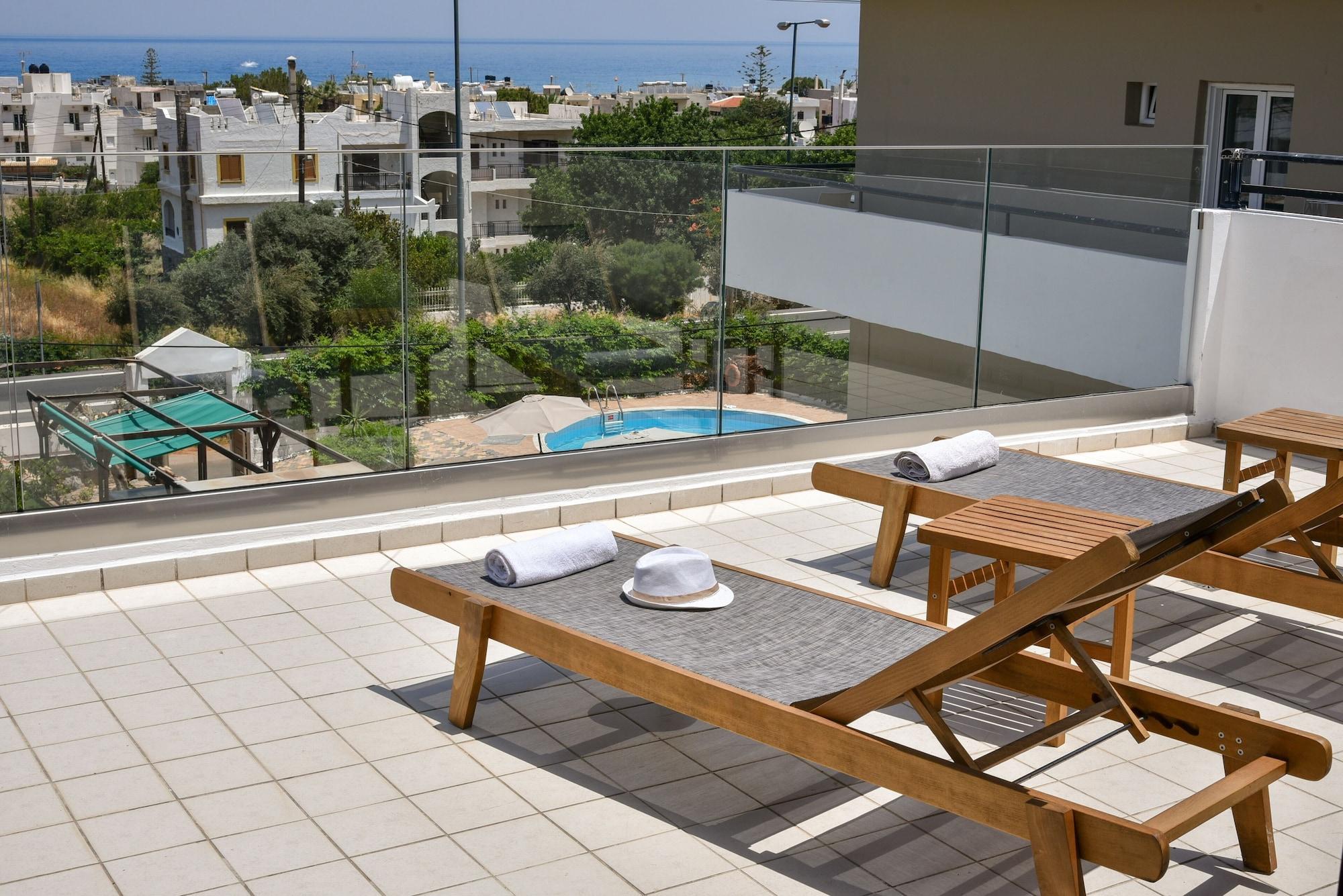 Iraklis Apartments Stalida Екстериор снимка